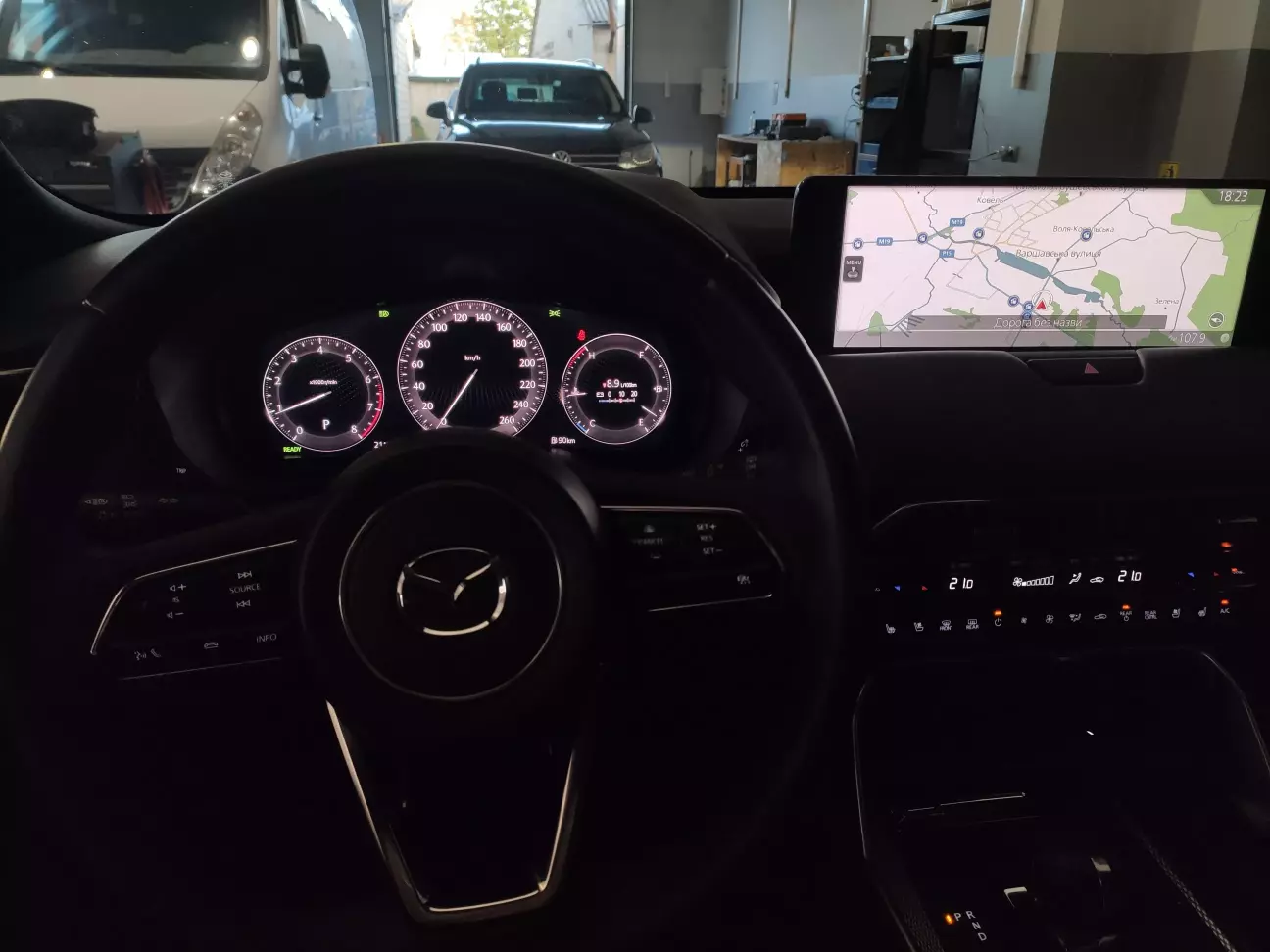 Mazda CX90 прошивка у EU (мова, навігація, парні хвилі радіо)