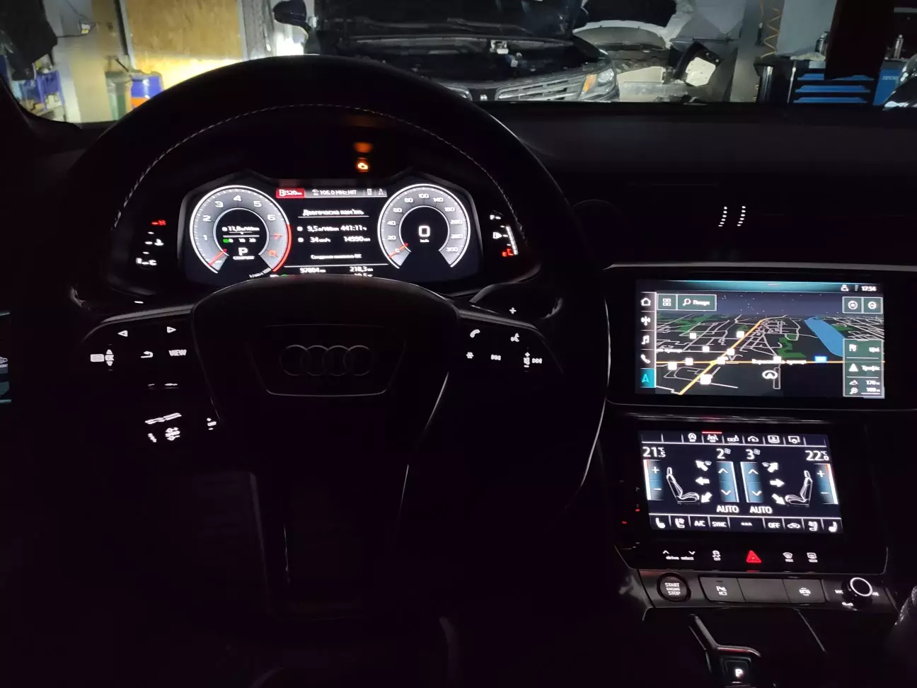 AUDI прошивка у EU (мова, навігація, парні хвилі радіо)