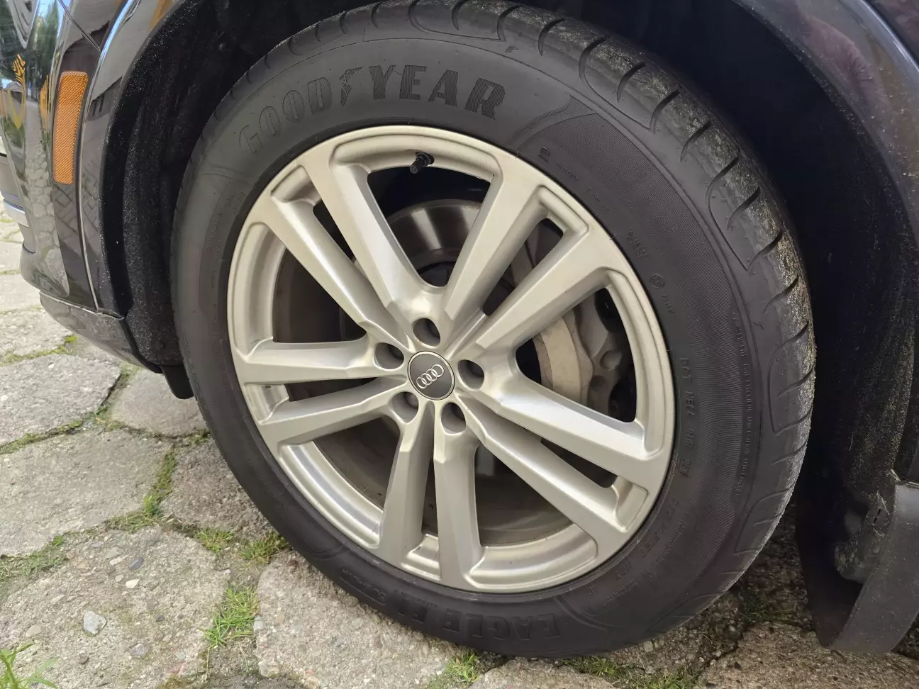 Колесо після 1200км пробігу на керамічних колодках