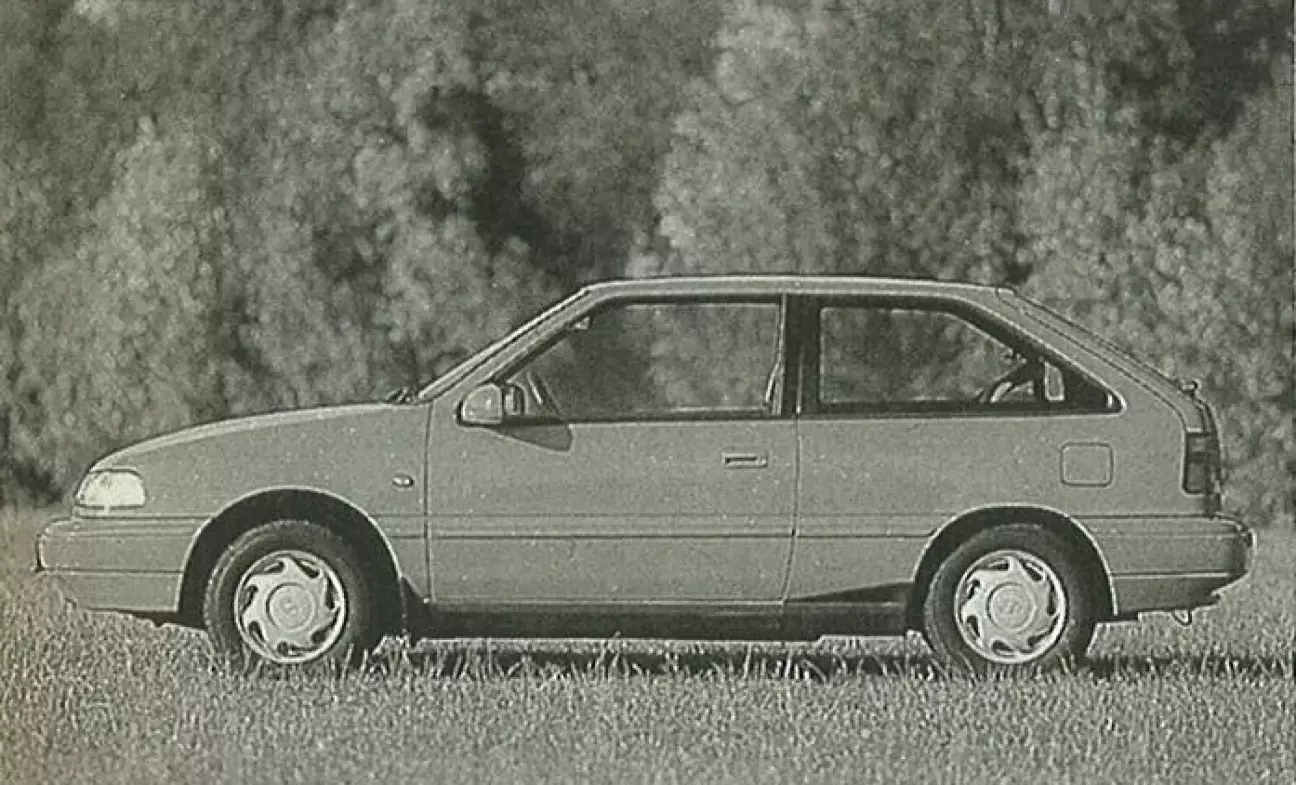 Дизайн Hyundai Pony датируется 1985 годом.