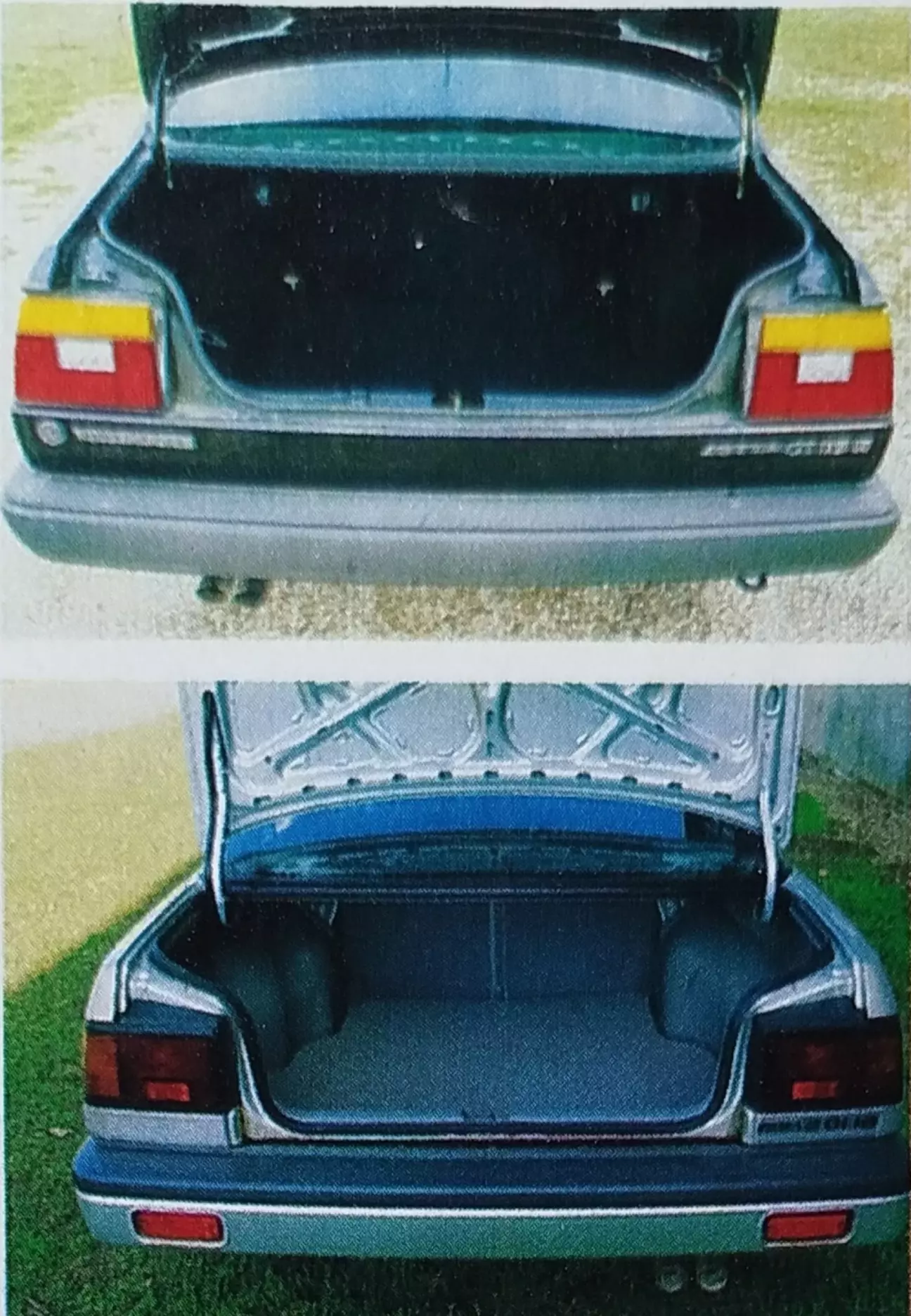 Два очень вместительных багажника. Багажник VW Jetta является более удобным для размещения груза.