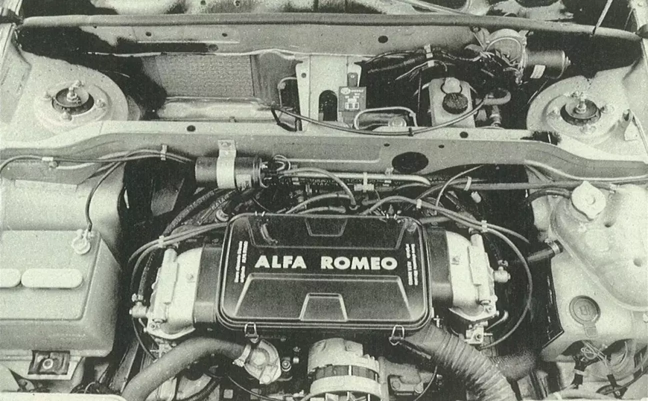 Старый двигатель в новом окружении: оппозитный двигатель Alfasud в Arna Ti.