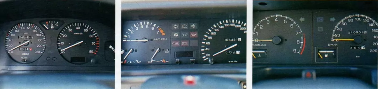 AX, Rover, Daihatsu — три совершенно разных решения для одного и того же типа информации.