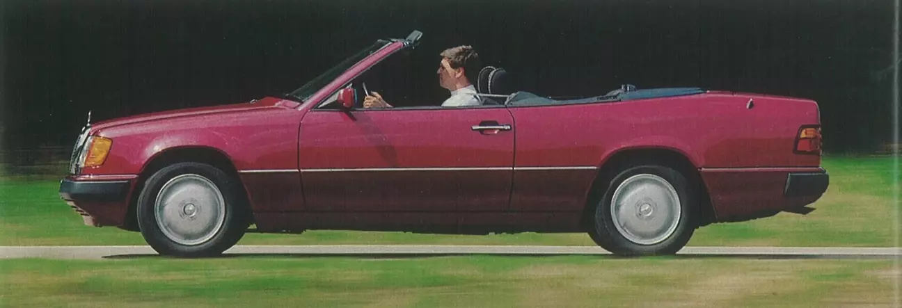 Удачное превращение: Mercedes среднего класса без крыши.