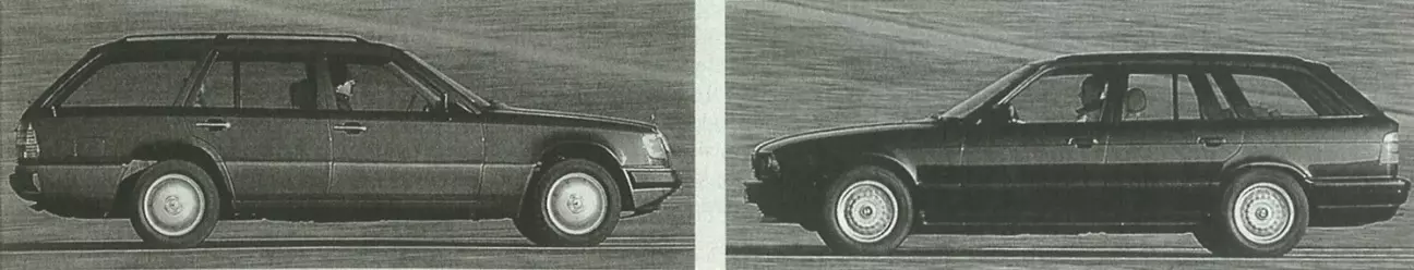 Форма BMW более молодежная, и это видно. Mercedes выглядит строго, но функционально.