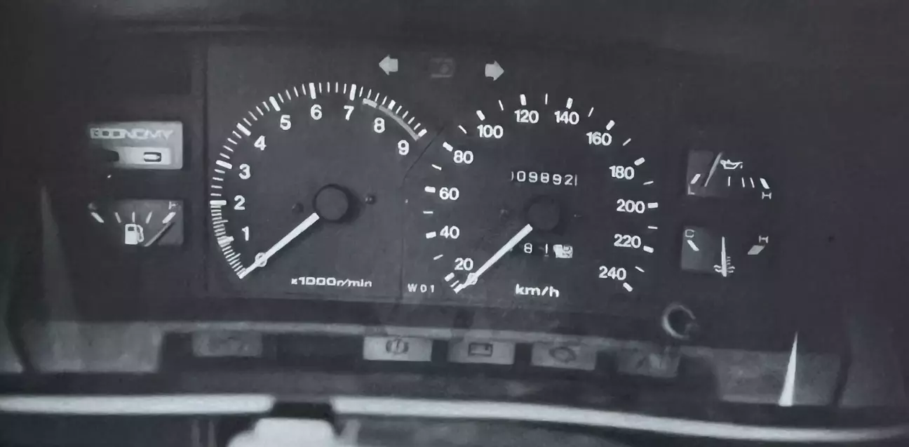 Несмотря на отличную читаемость, комбинация приборов выглядит несколько бедновато.