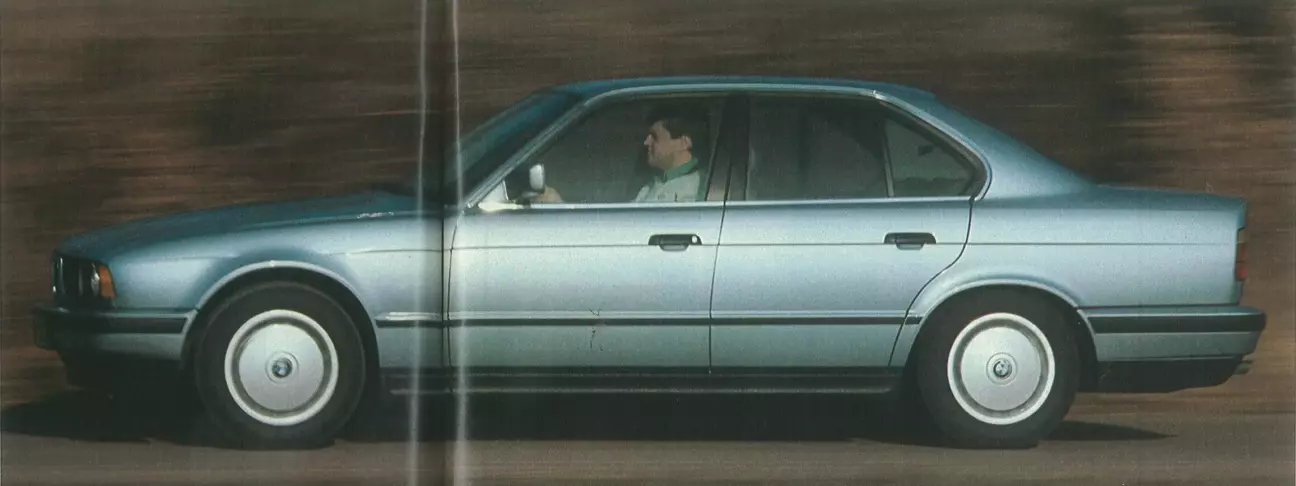 Секрет кроется под капотом: BMW пятой серии с четырехцилиндровым двигателем.