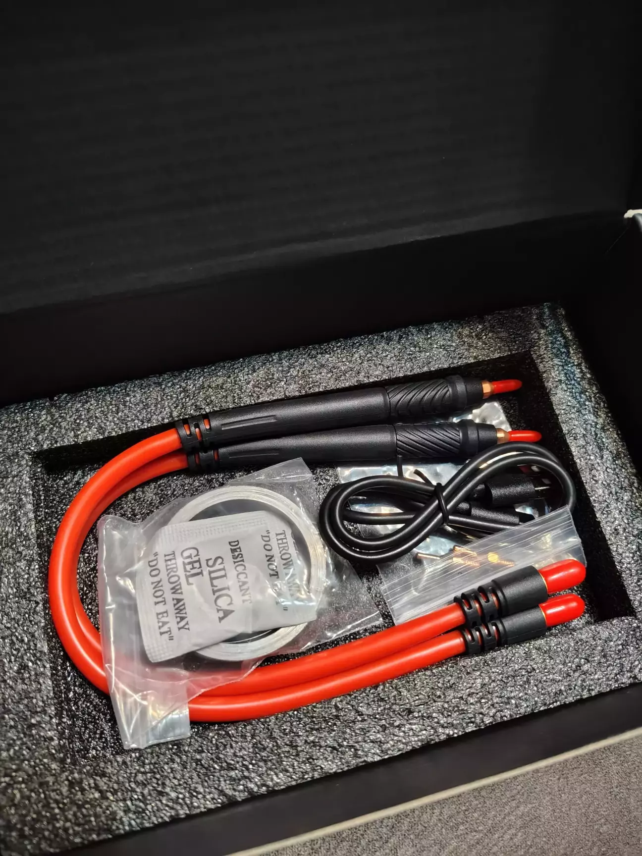 Класні провода щупів,ізоляція пальцям від нагріву,змінні накінечники