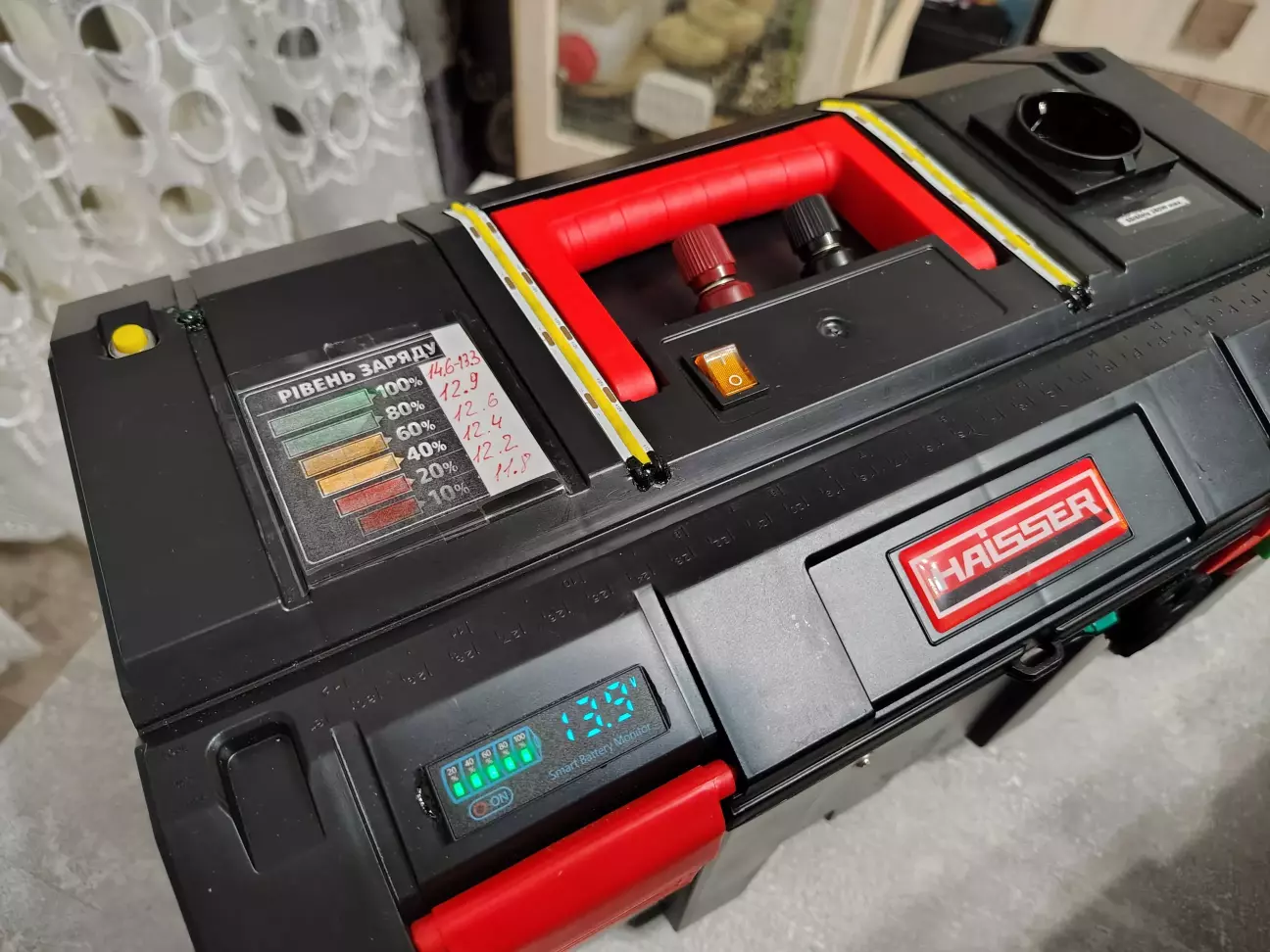 Наклейка паперова на перший час поки батя зорієнтується що до чого))