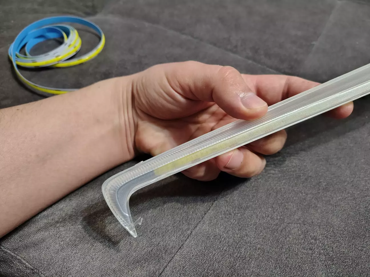 Пофарбована брова,але пізніше додав ще два слої перламутру