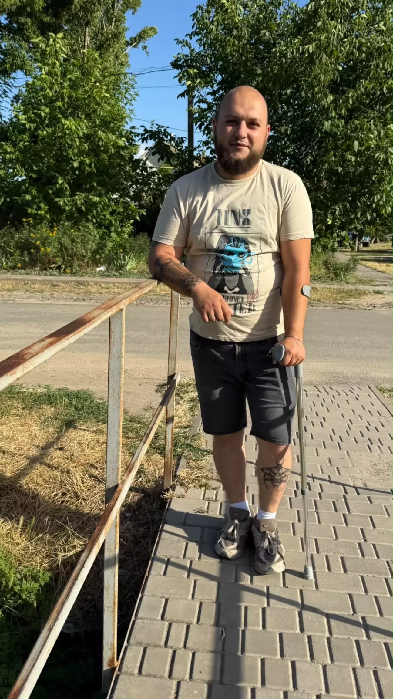 Перші 700 метрів тільки з однією паличкою)