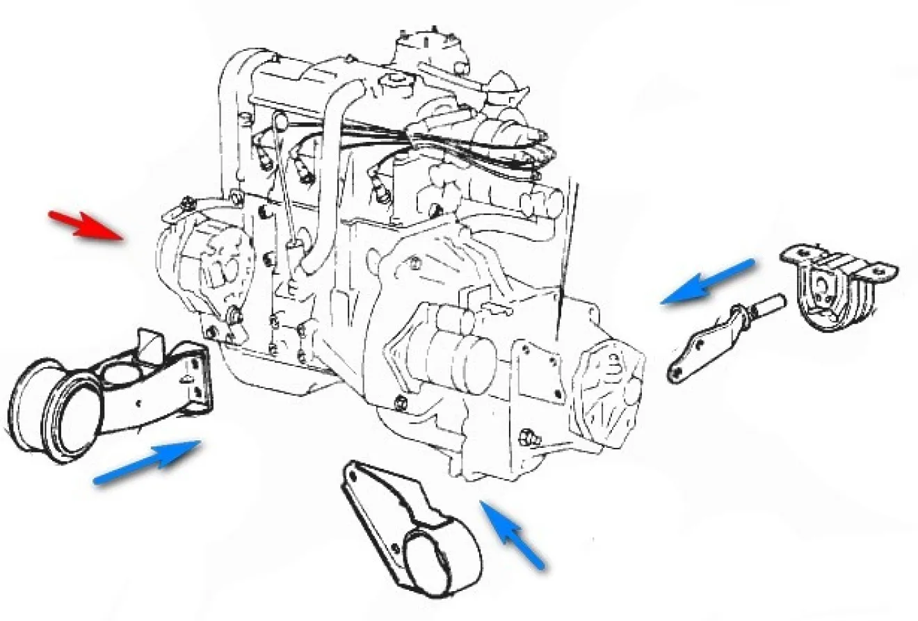 Подушки двигателя Lada