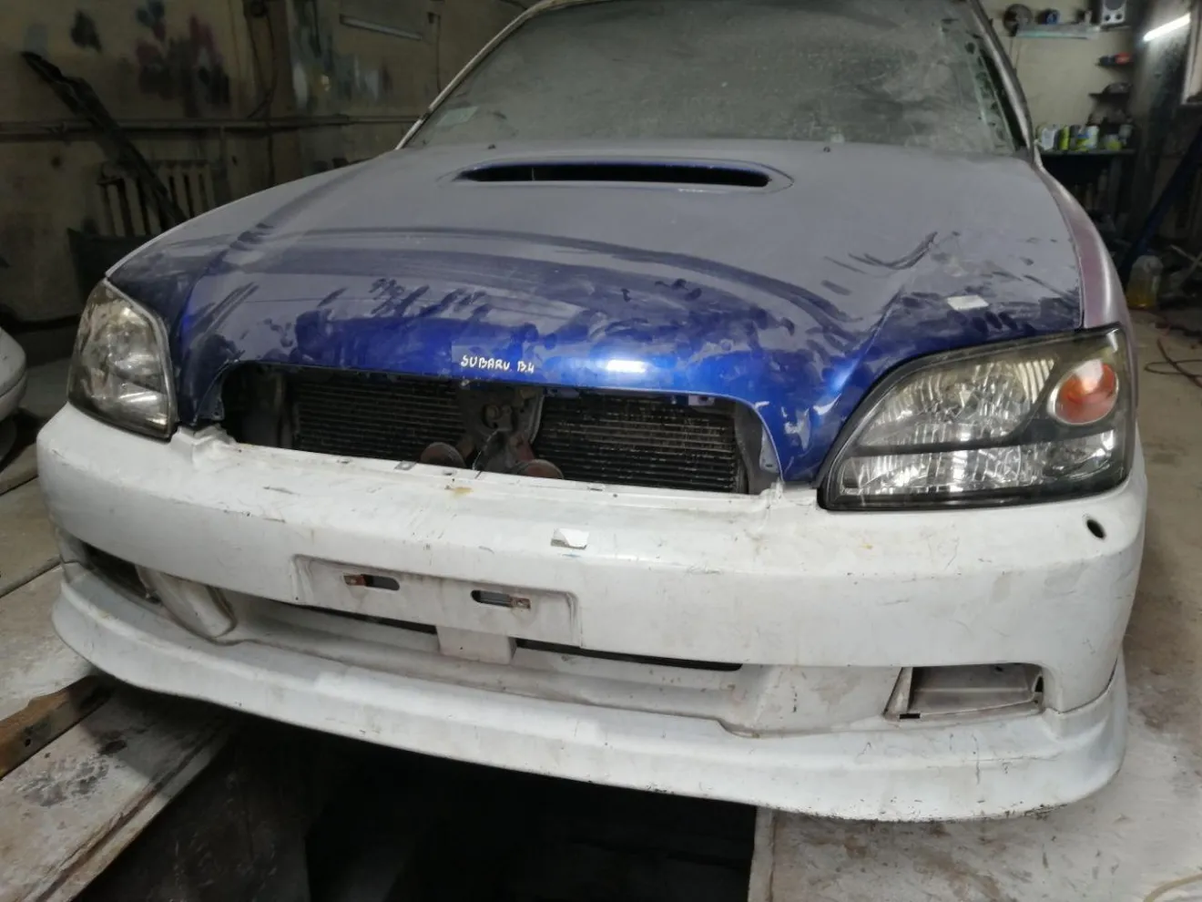 Subaru Legacy (BE/BH/BT) Установка биксеноновых линз 2.5