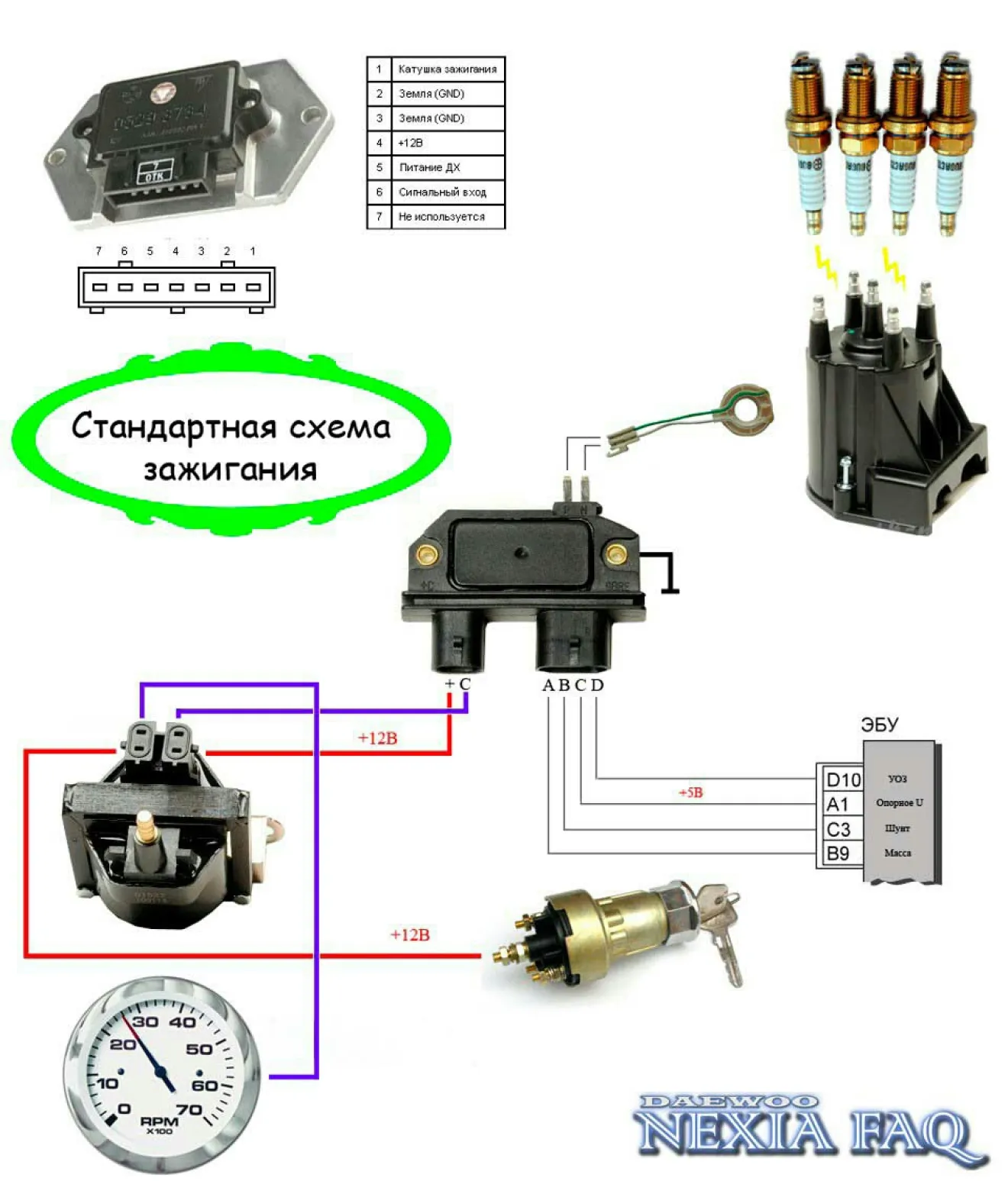 Daewoo Nexia Зажигание, веерные форсунки и огнетушитель | DRIVER.TOP -  Українська спільнота водіїв та автомобілів.