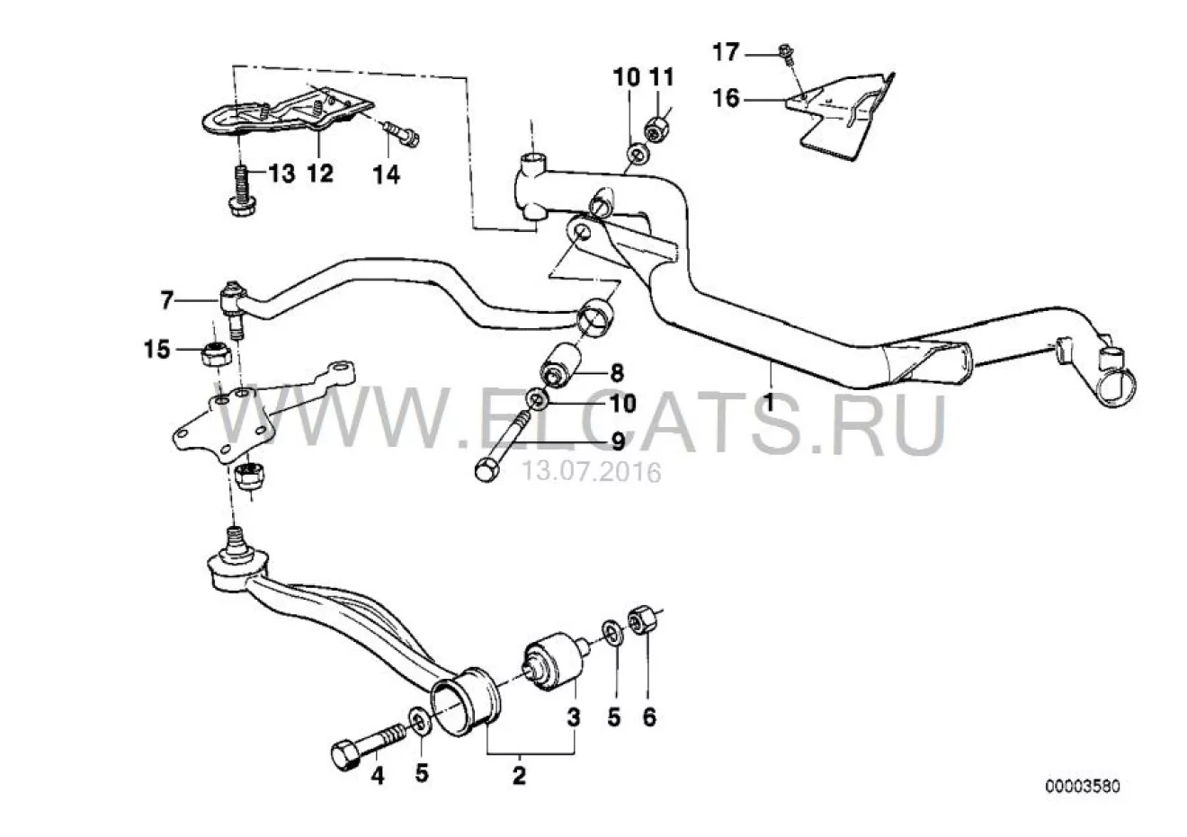 Замена переднего рычага подвески BMW e36