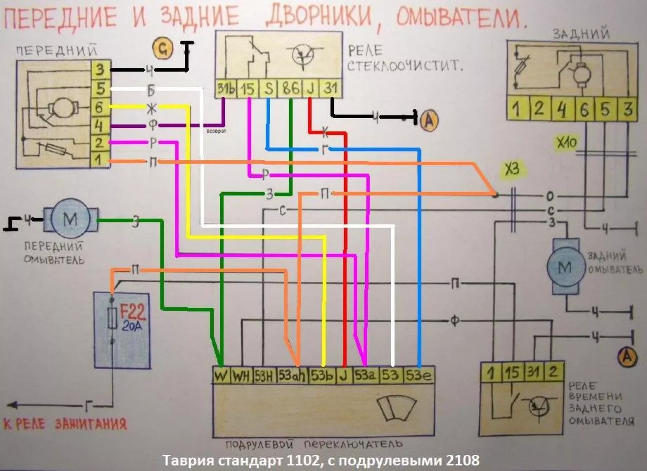 ЗАЗ 1102 Установка реле стеклоочистителя в 1102 70 (бывшая инвалидка на  ручном управлении) | DRIVER.TOP - Українська спільнота водіїв та  автомобілів.