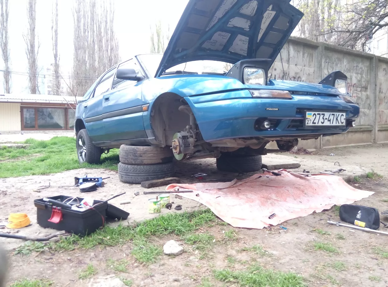 Mazda 323 IV замена переднего стабилизатора | DRIVER.TOP - Українська  спільнота водіїв та автомобілів.