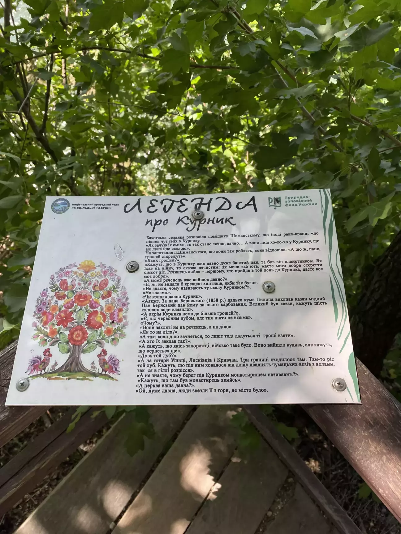 Різні легенди надруковані на таких стійках. Далі декілька джерел (одне з них з великим потоком води) дуже холодна і смачна, змочила руки, попила і оцінила, що на смак вона приємна ♥️