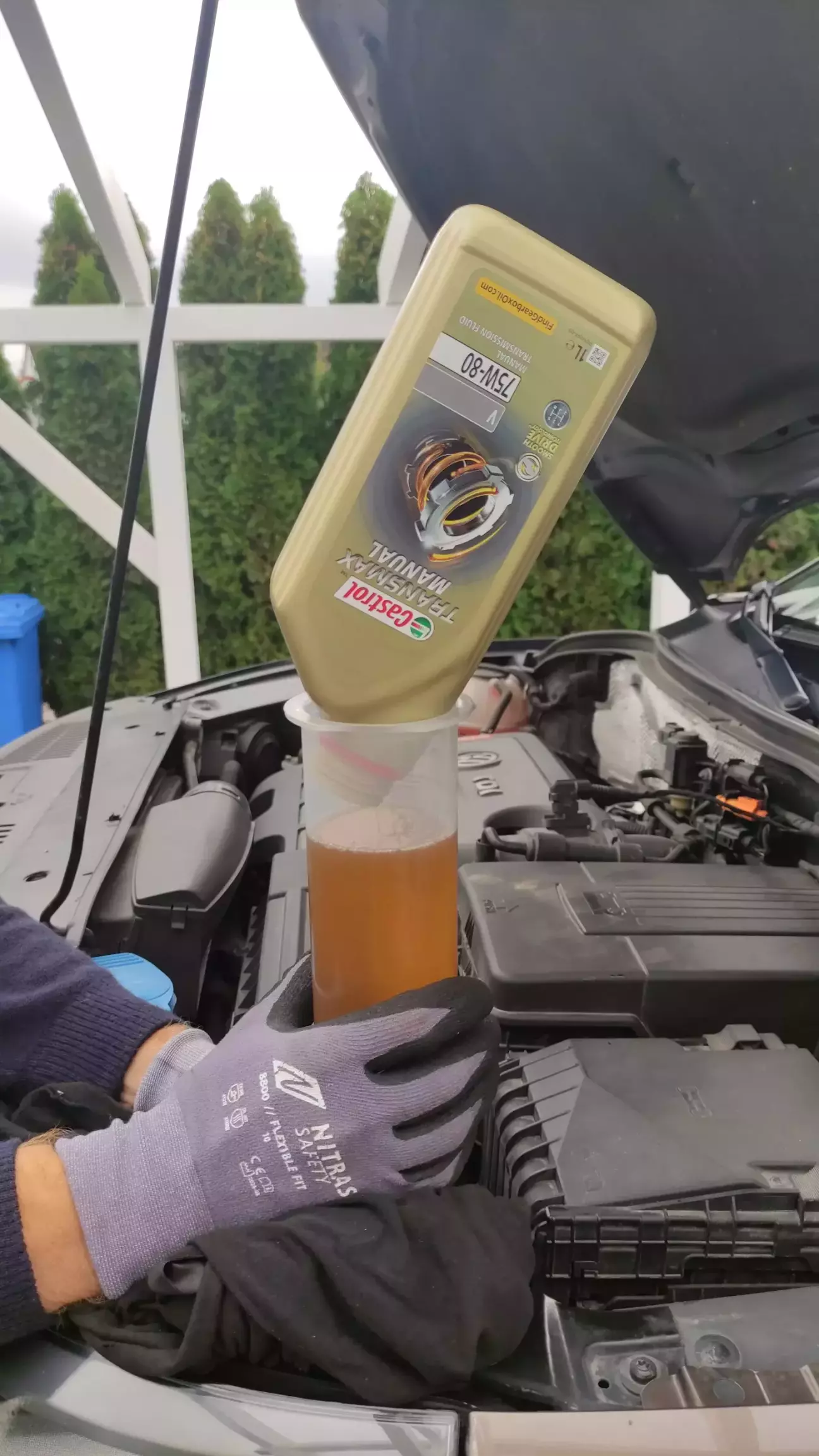 а залили 2.5 каністри свіжої і світлої