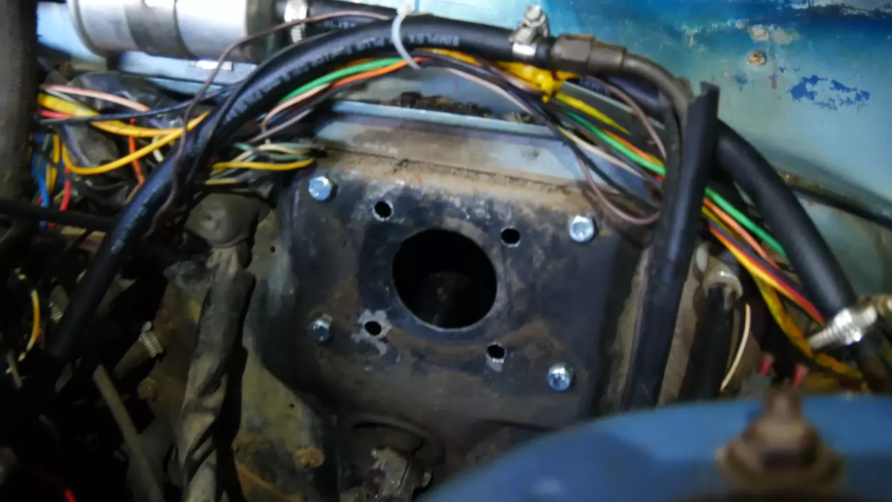 Пересвердлені отвори під новий ВПГ