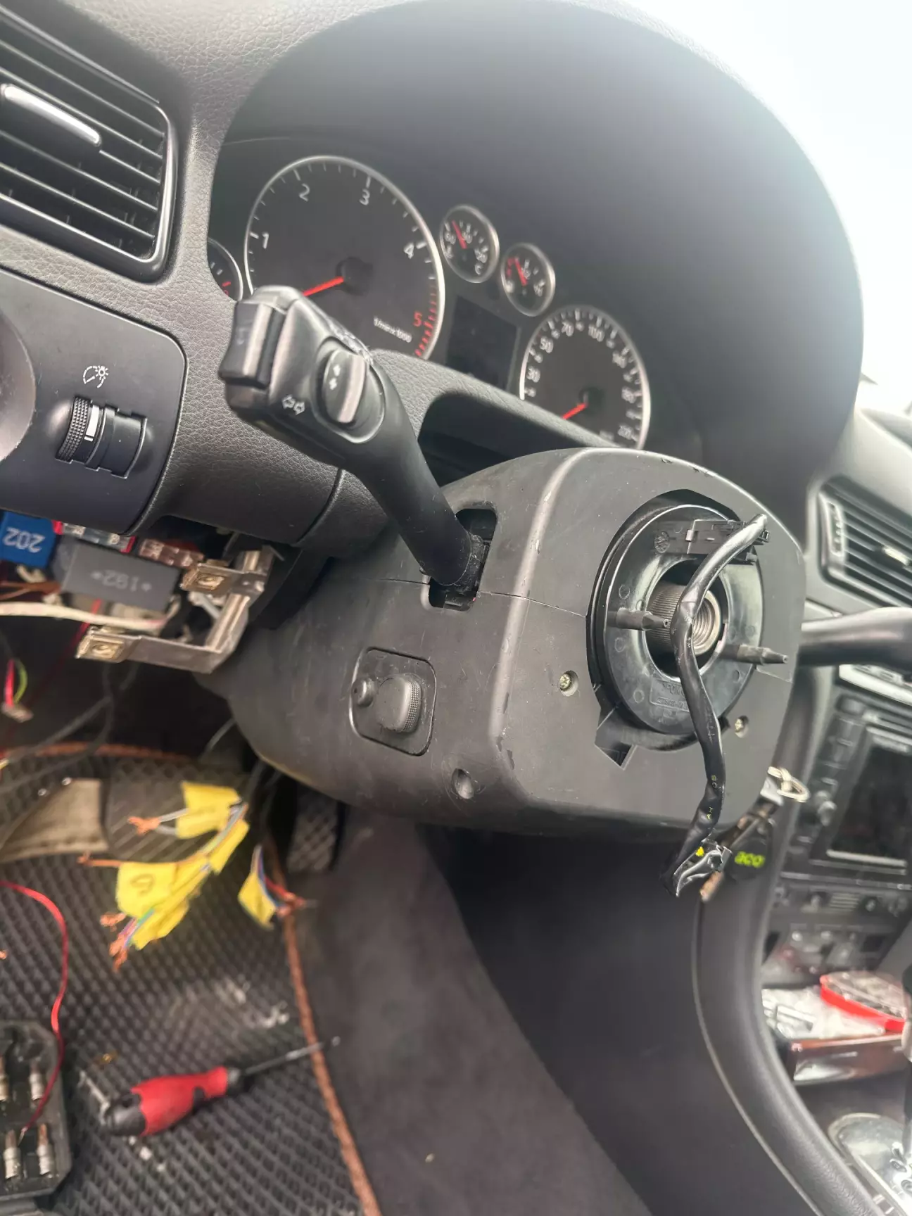 Такий має вигляд на місці колонка