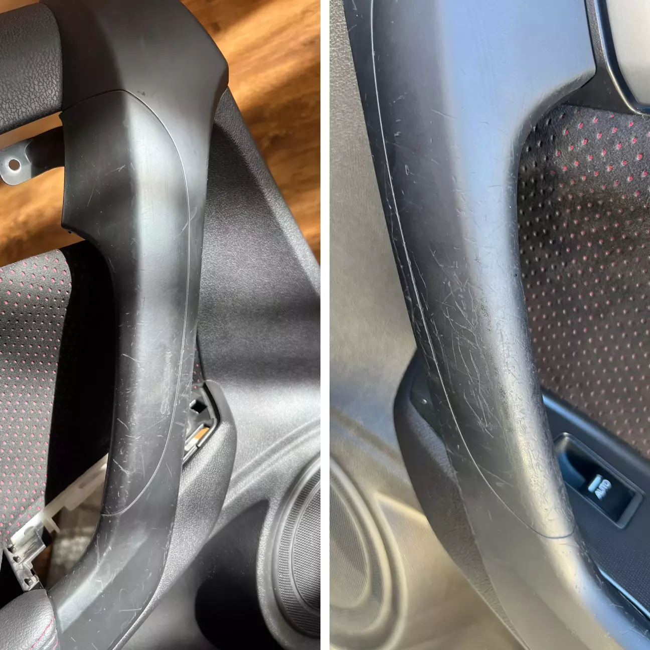 Старі ручки з подряпаним Soft touch.