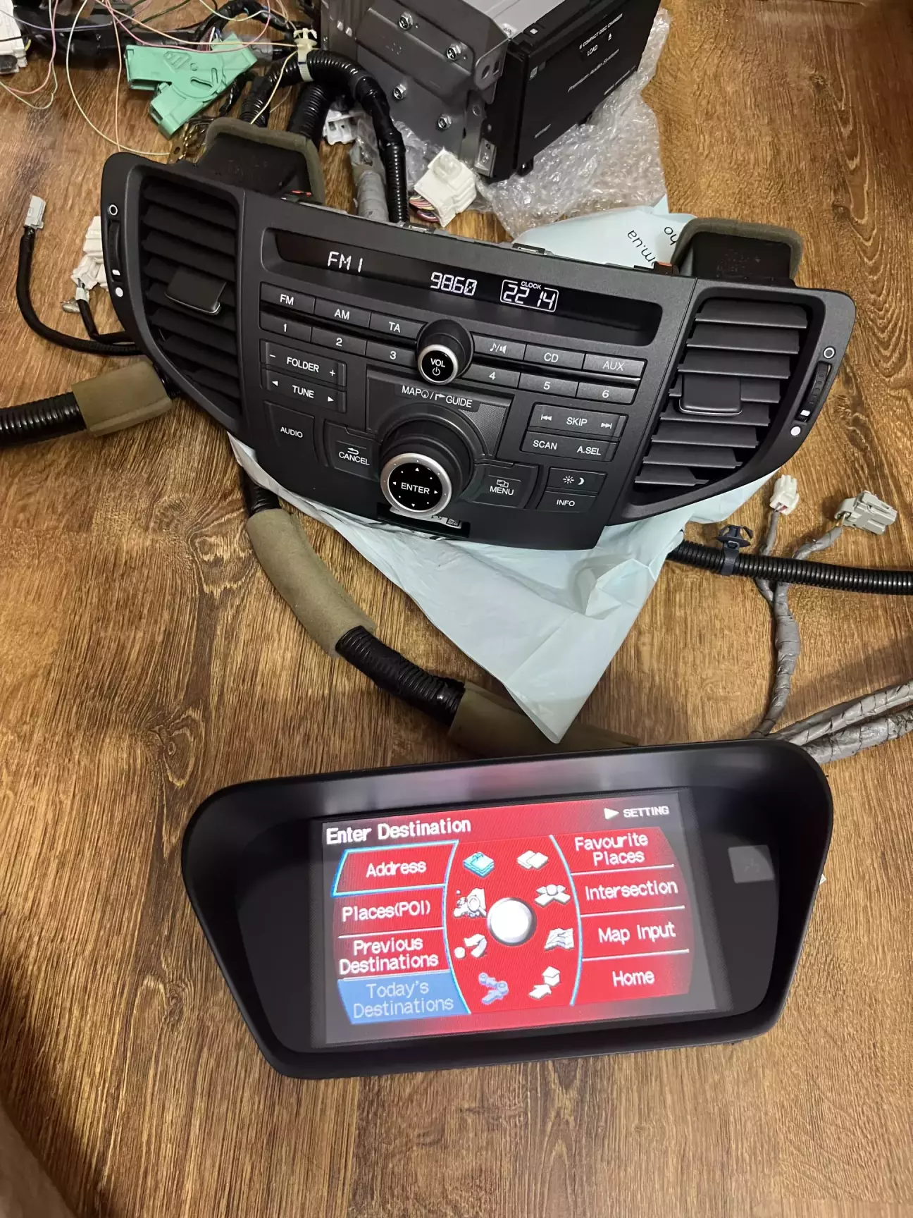 Підключення Honda OEM NAVI системи вдома.