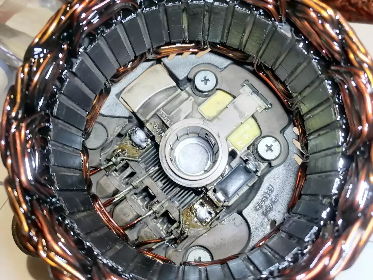 Щітки зафіксовано