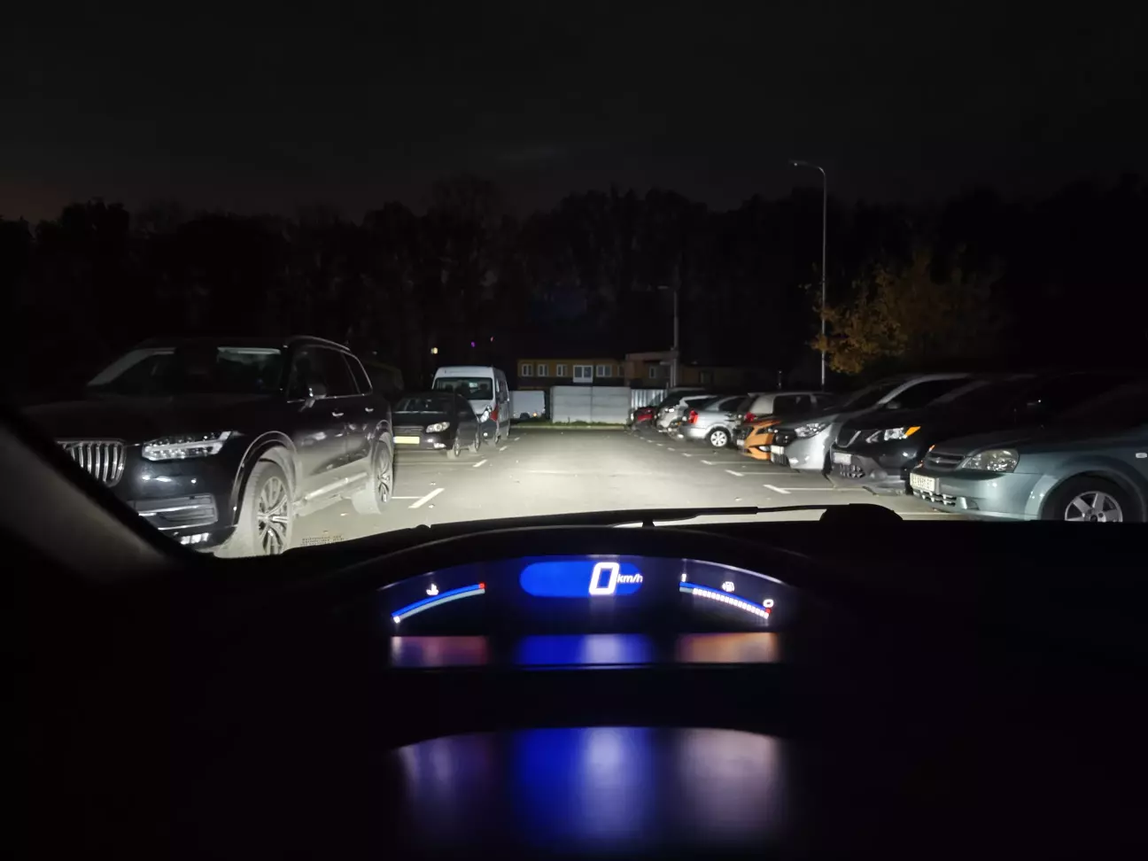 Фото при полной темноте (без уличного освещения)