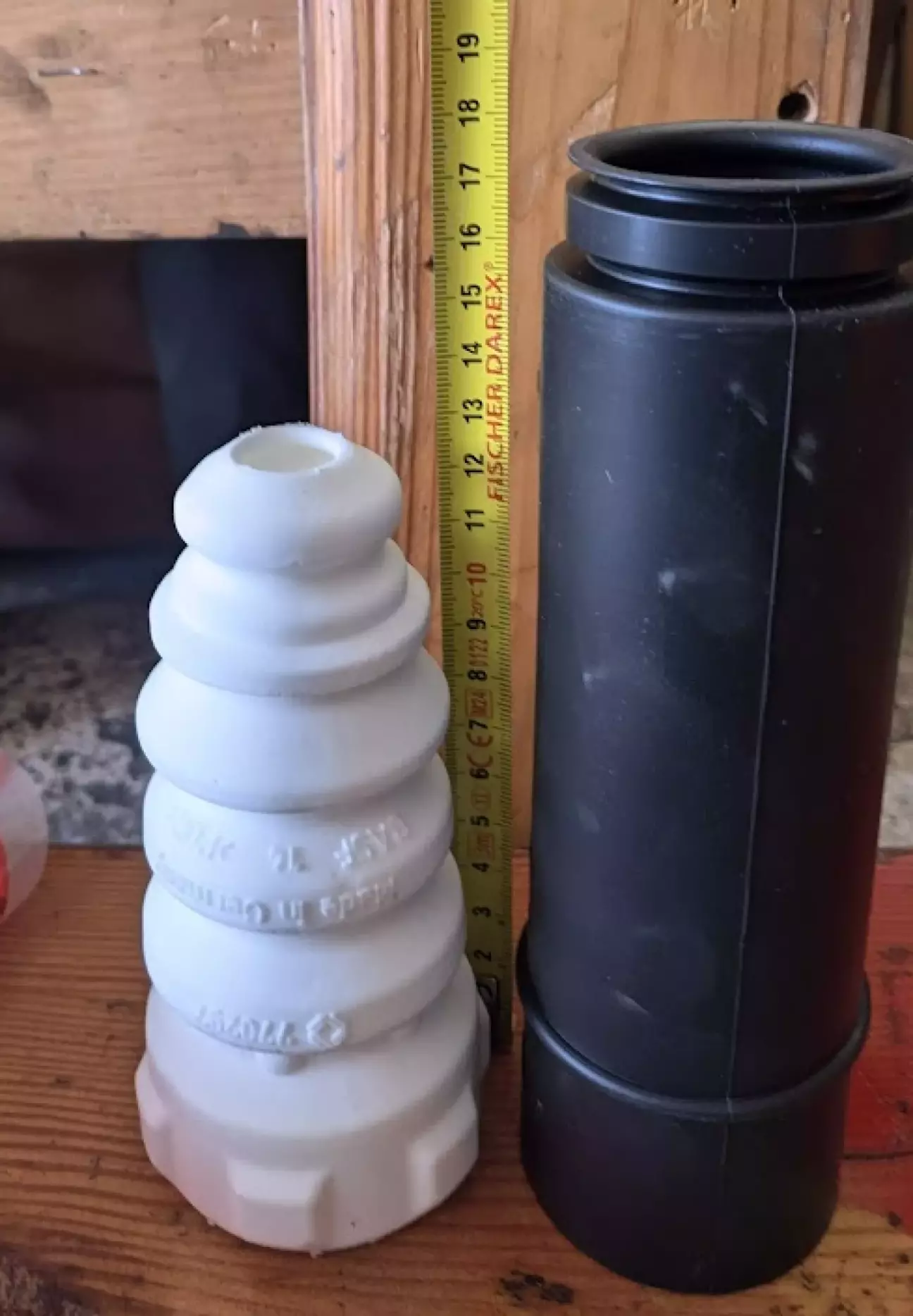 Розміри нових відбійника та пильника