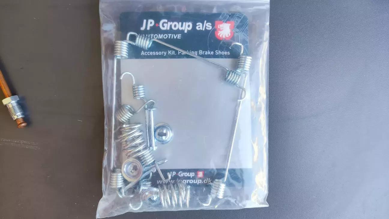 JP GROUP 1263950310 Комплект кріплення задніх гальмівних колодок