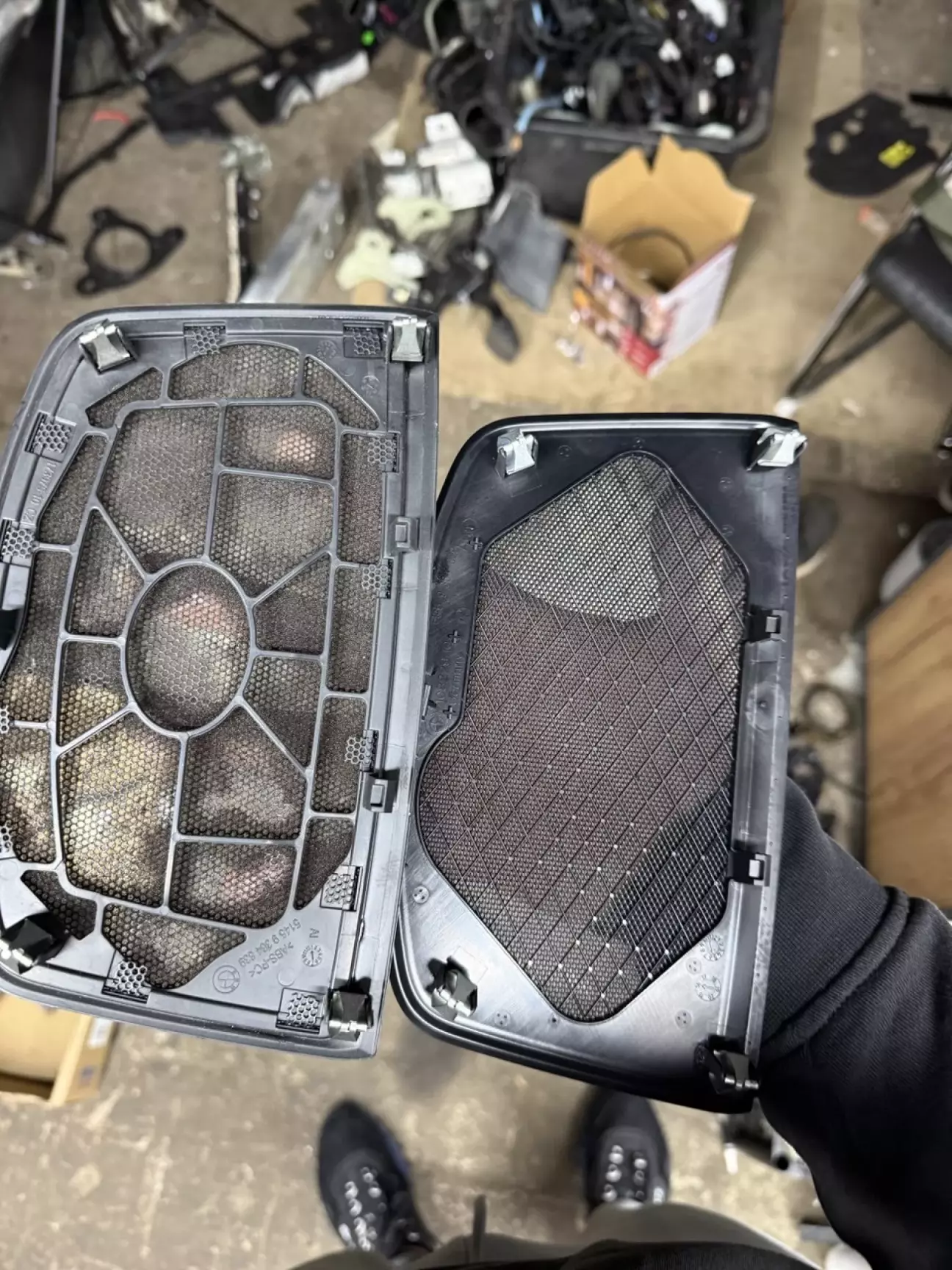 Сітки з оцією S688A і без (з середини)