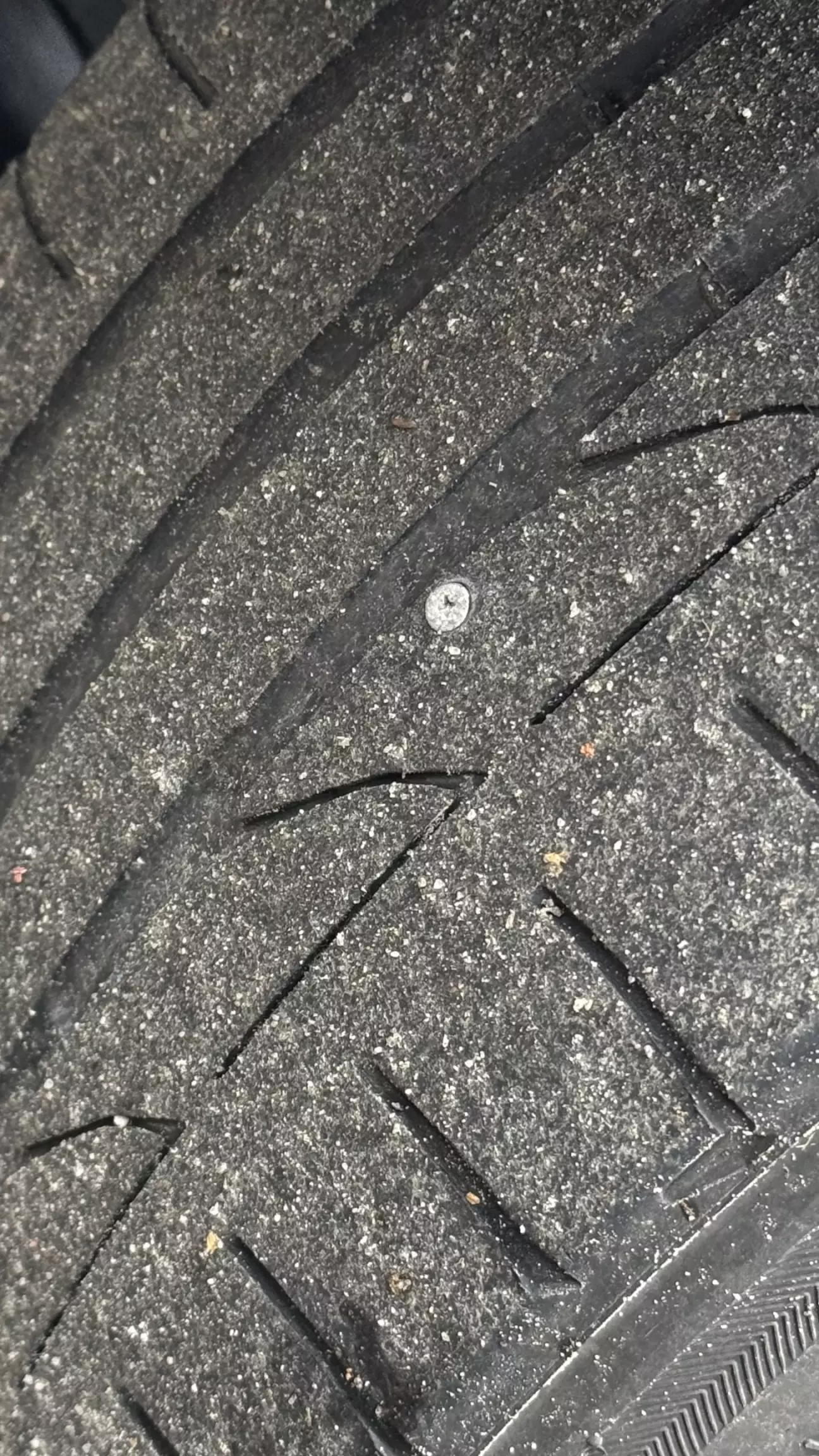 Поймали саморез