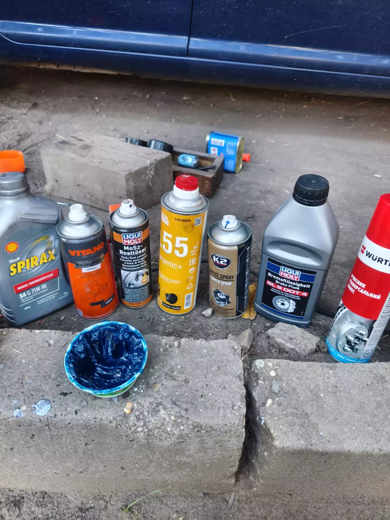 Немного химии, которой пользовался во время работы