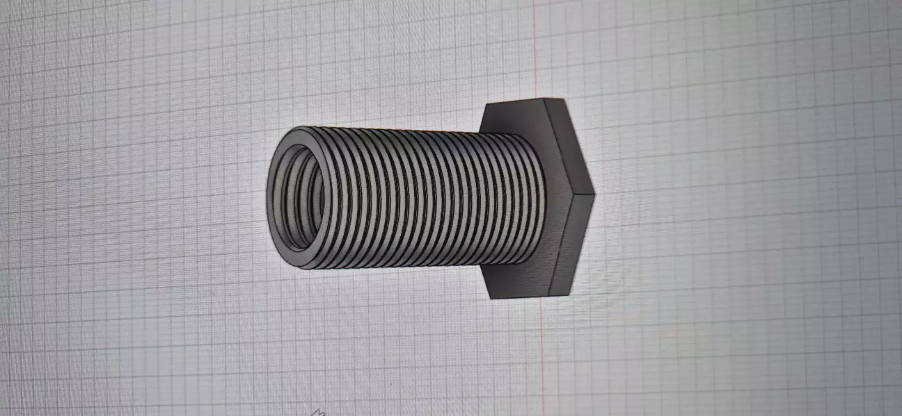 Вкручиваем ось це до привареного