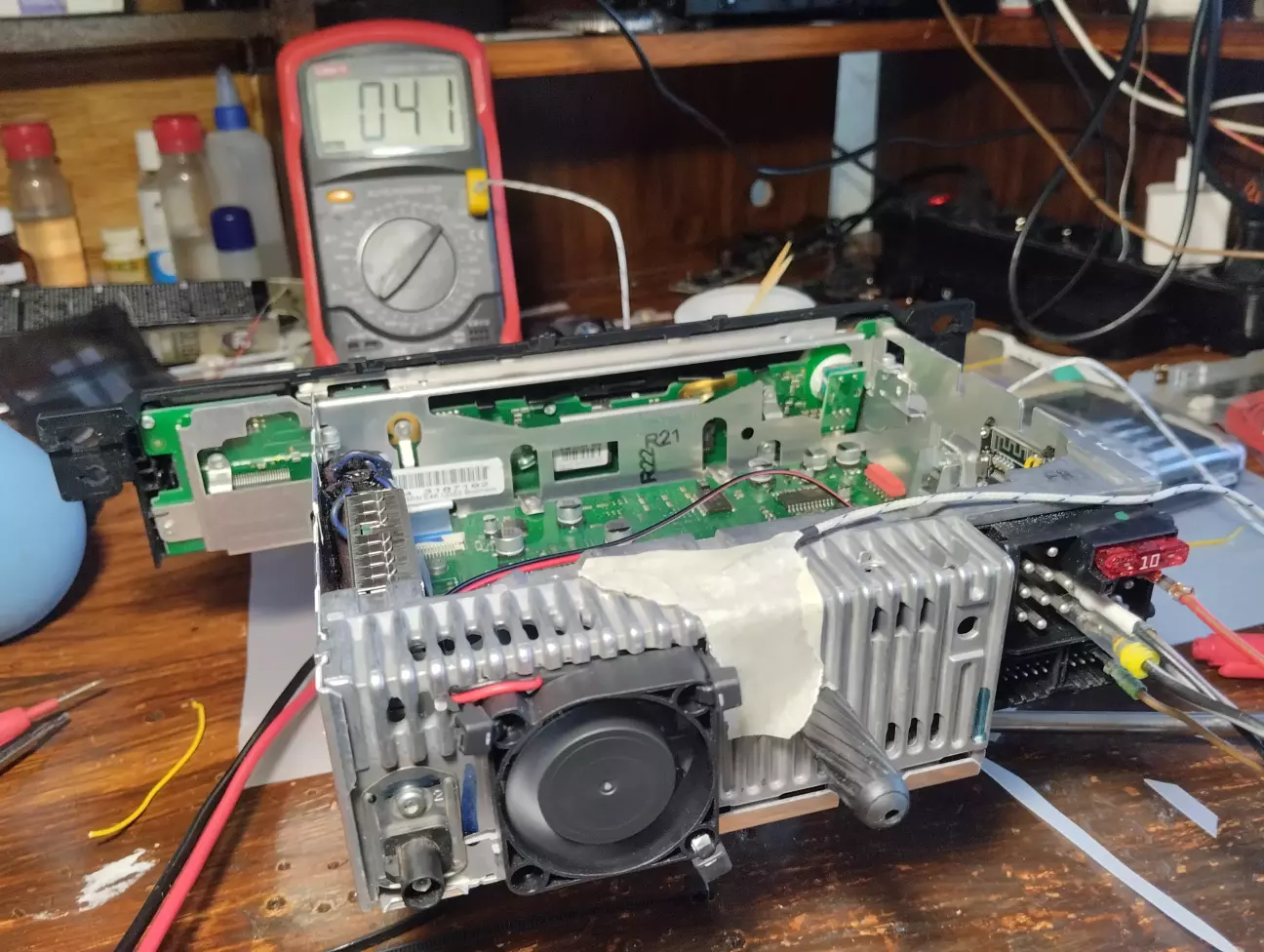 Допрацював охолодження,хоч і непоганий дійсно сток радіатор,але малувато його