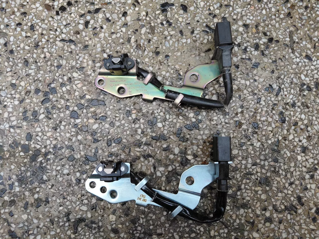 Старый оригинальный Bosch 0 232 101 031 и новый аналог Facet 9.0367