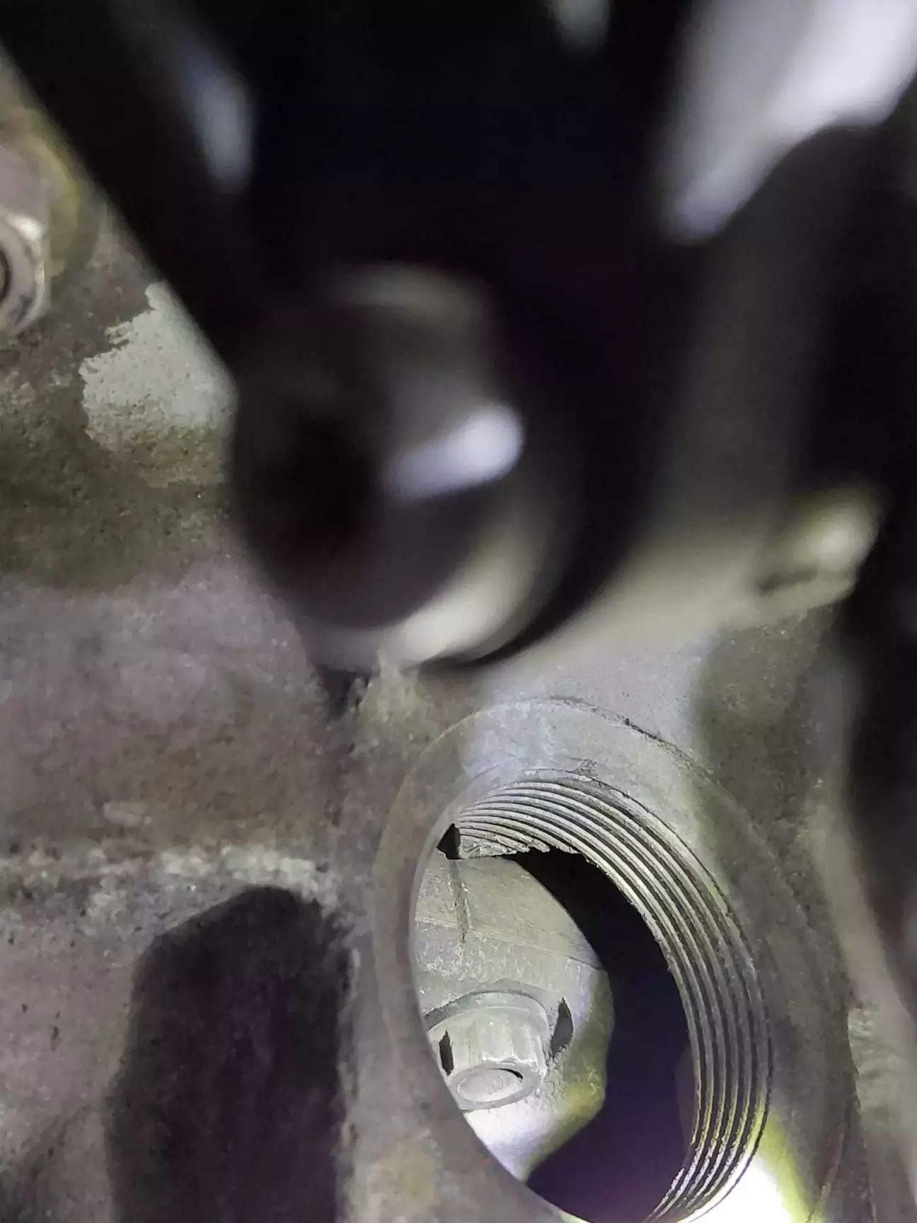 Метки на маховеке и картере МКПП