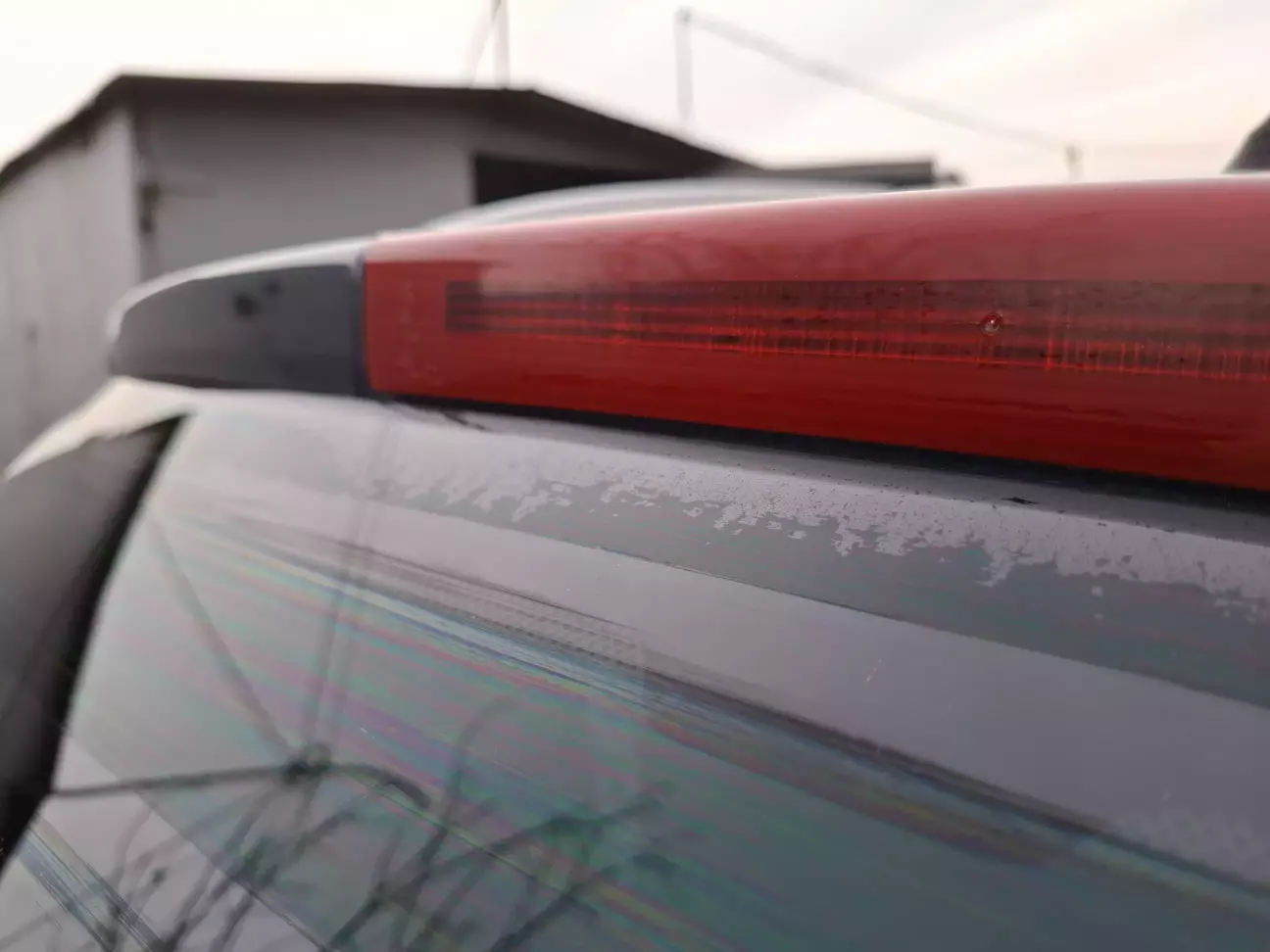 Різниця, де погано потер (не хотів затирати фарбу і стоп)