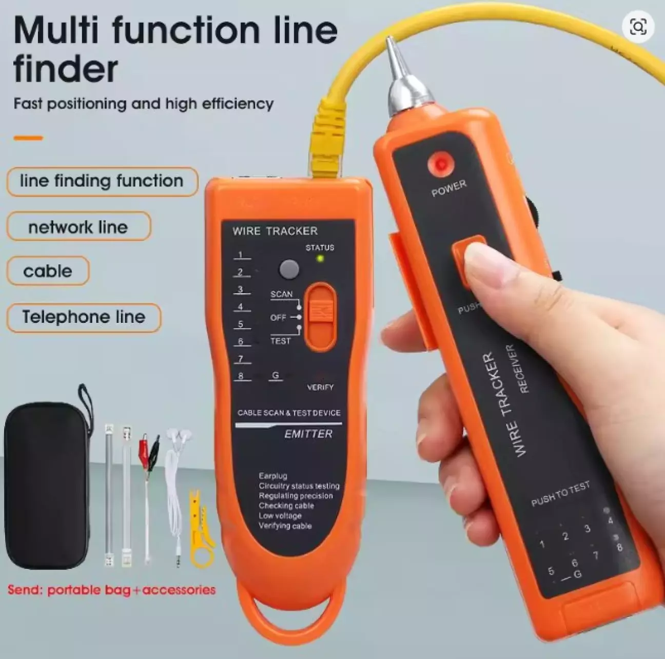 Ось такий пристрій використовувався для пошуку потрібного проводу