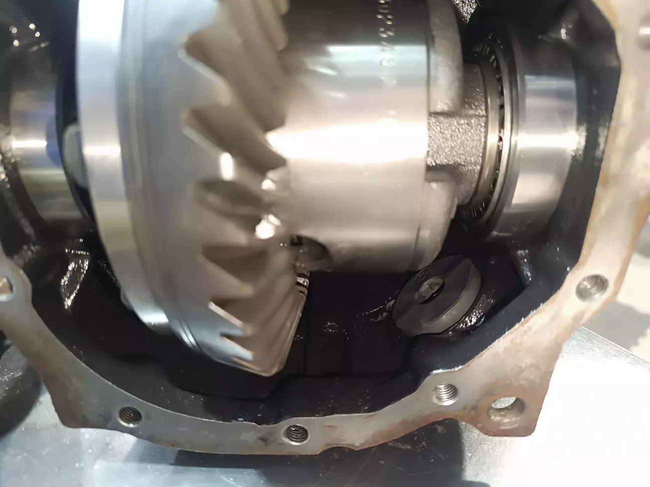 Посистив магніт і сам редуктор