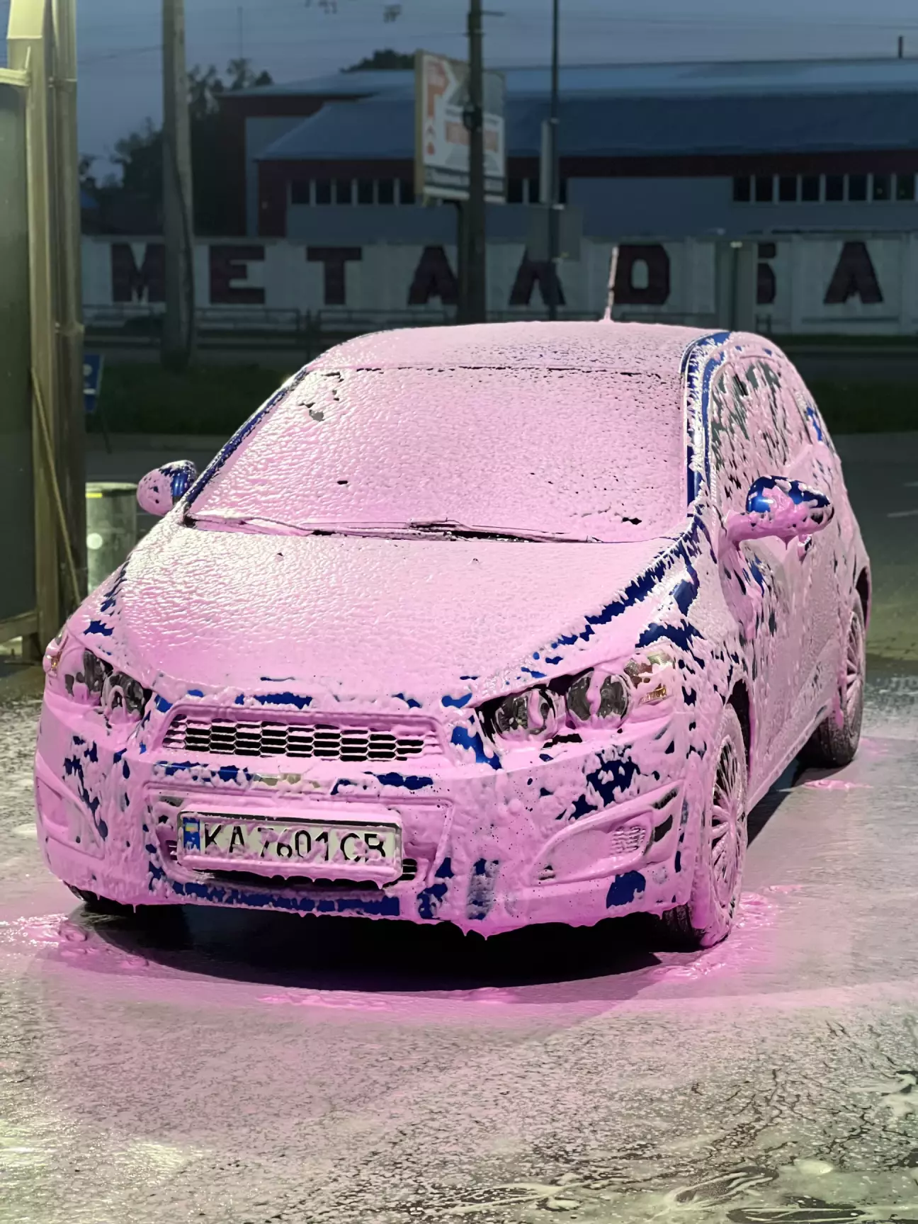 Фото скла немає, тому фото на мийці