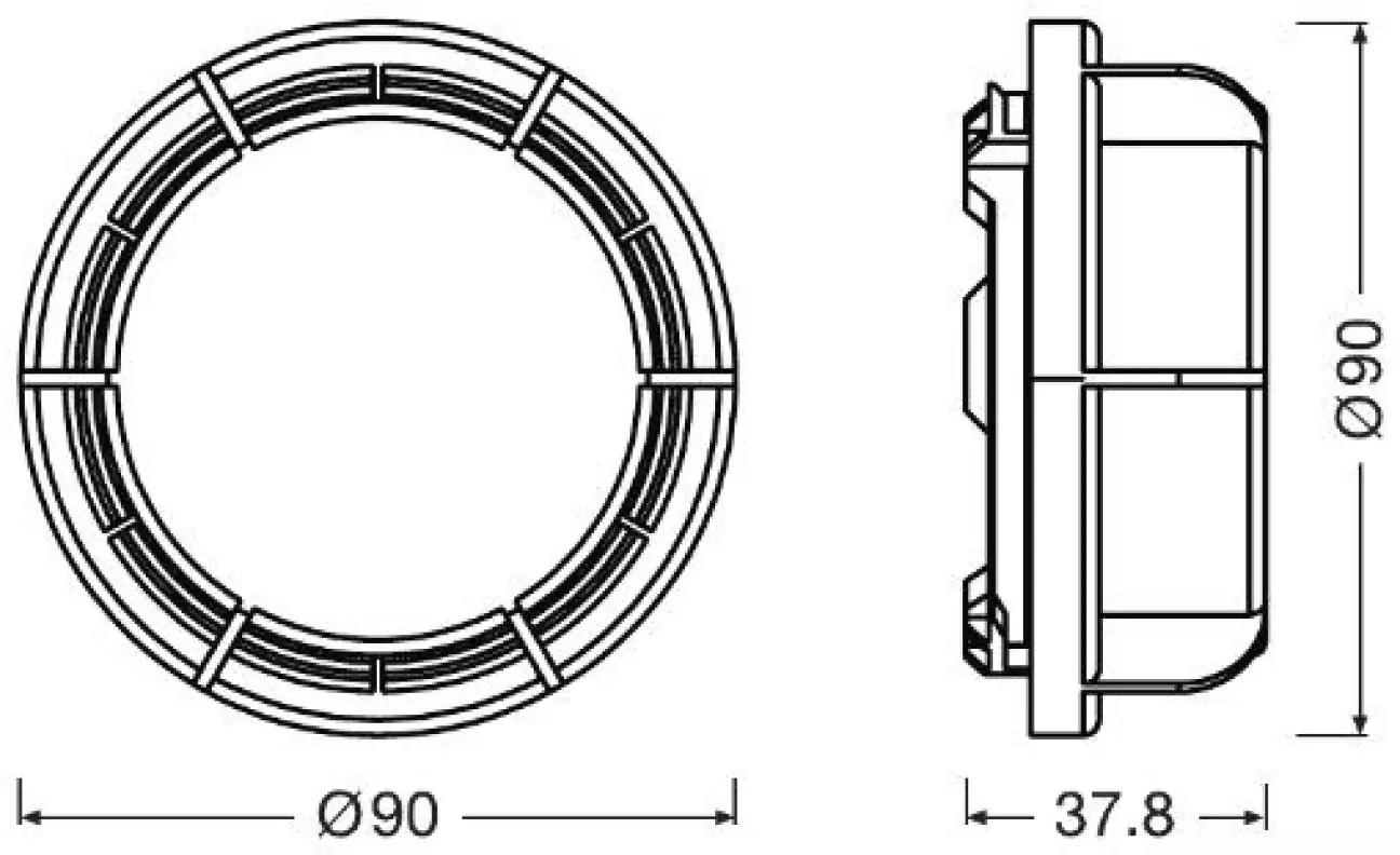 Osram LEDCAP07 Astra J, Zafira C 90 mm на 38 mm