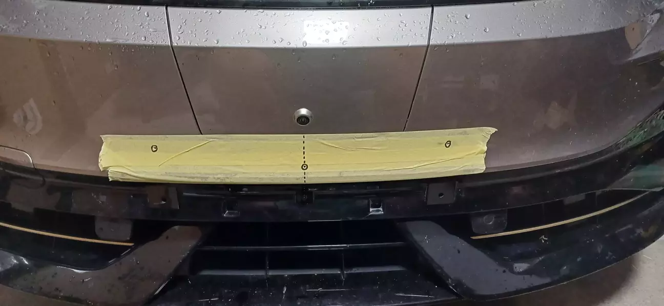 Зробив розмітку щоб правильно відцентрувати рамку