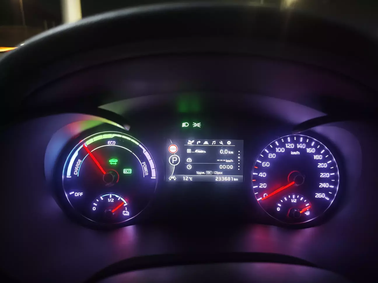 заправка до повного і одометр при купівлі 233681км