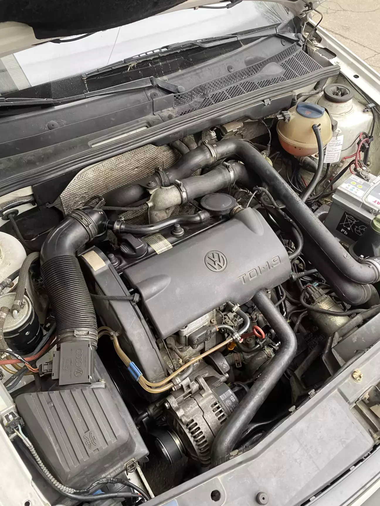 Все собрано,мотор прогрет,течей не обнаружено