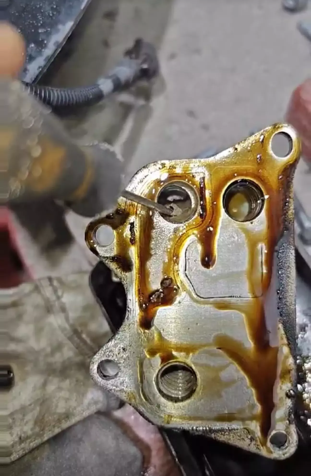 Пісок в теплообміннику мотора