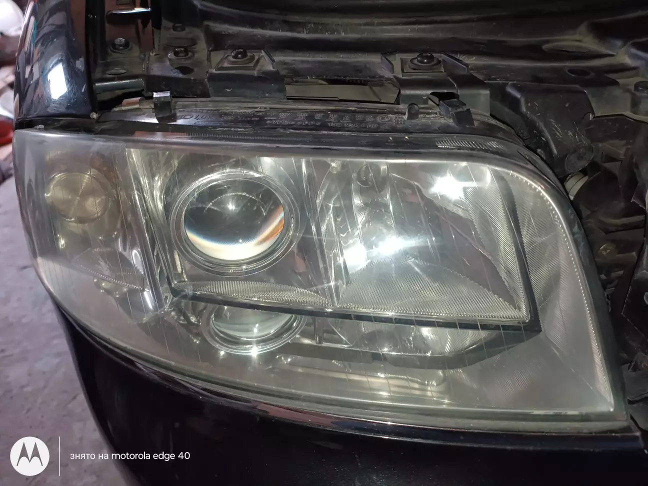 Таке було скло після самостійного полірування))