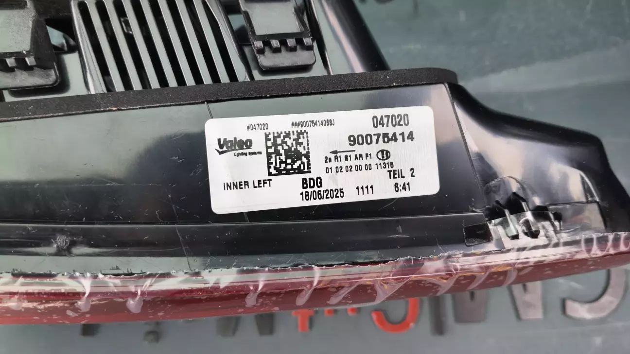 Номер для простого стопа 6pin фішка, НЕ бігаючі повороти(динамічні там 7pin)