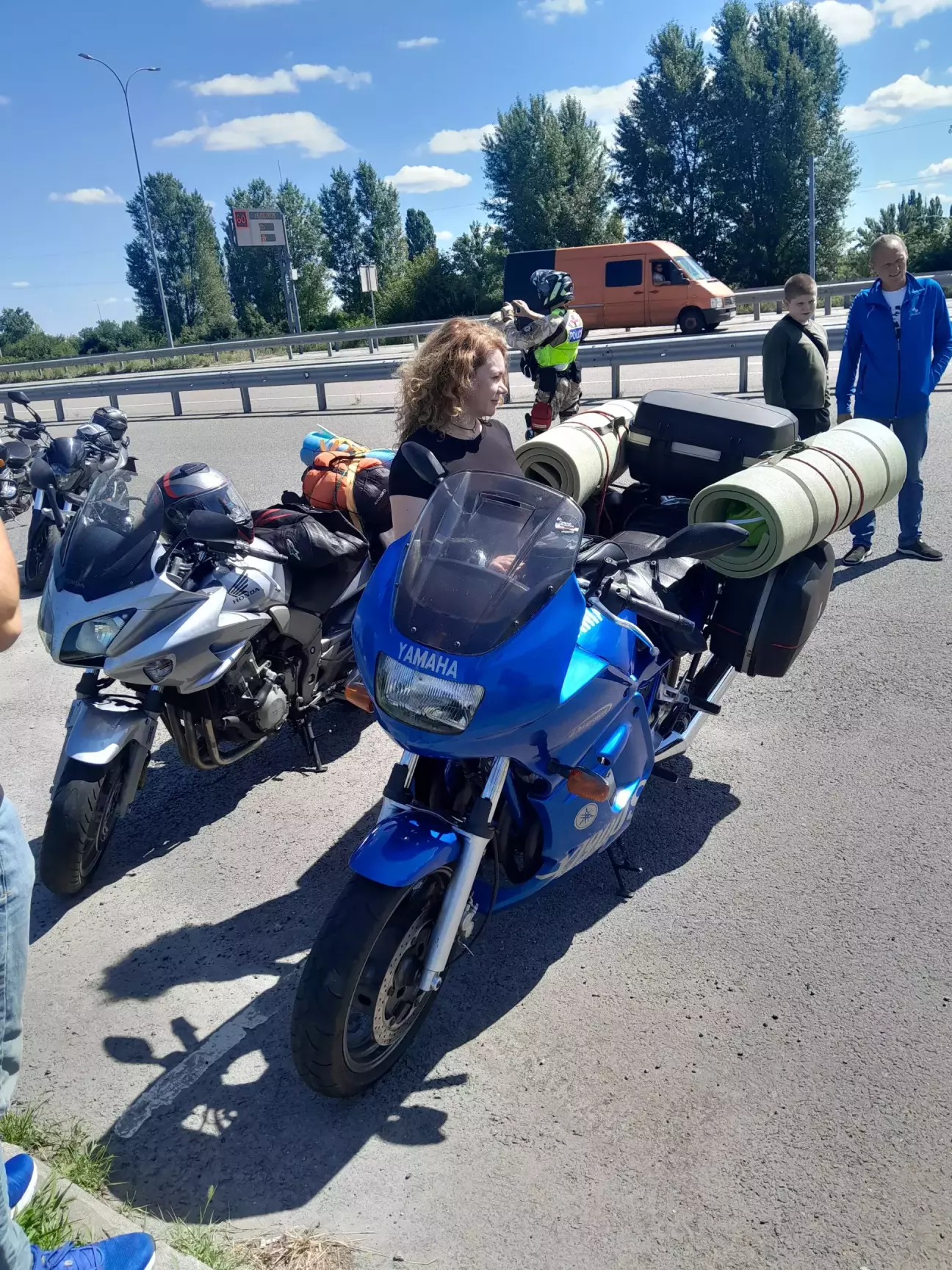 Яготин. Місце збору колони